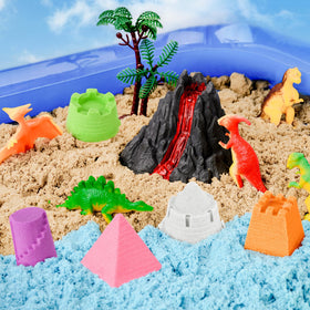 NiToy FlexiSand mess-reduced design helps keep play areas cleaner.