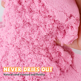 NiToy FlexiSand moldable texture enables easy shaping for imaginative scenes.