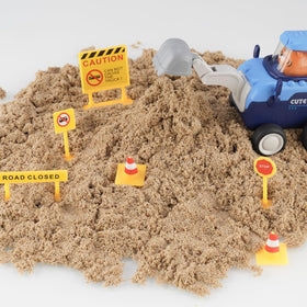 NiToy FlexiSand 100% natural beach sand provides a safe, non-toxic option for kids.