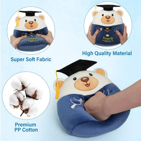 NIUBEHOHO vacuum-sealed box, ready-to-gift graduation bear packaging.