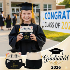 NIUBEHOHO tassel detail enhances graduation look and display value.