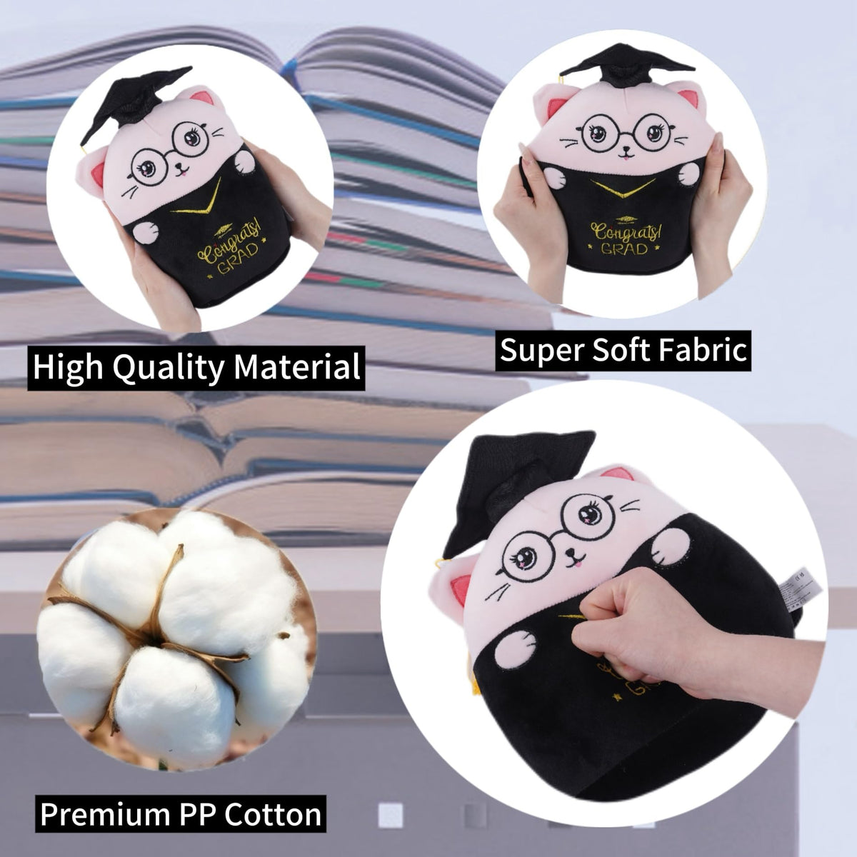 NIUBEHOHO plush fabric delivers soft, cuddle-friendly comfort for kids and teens.