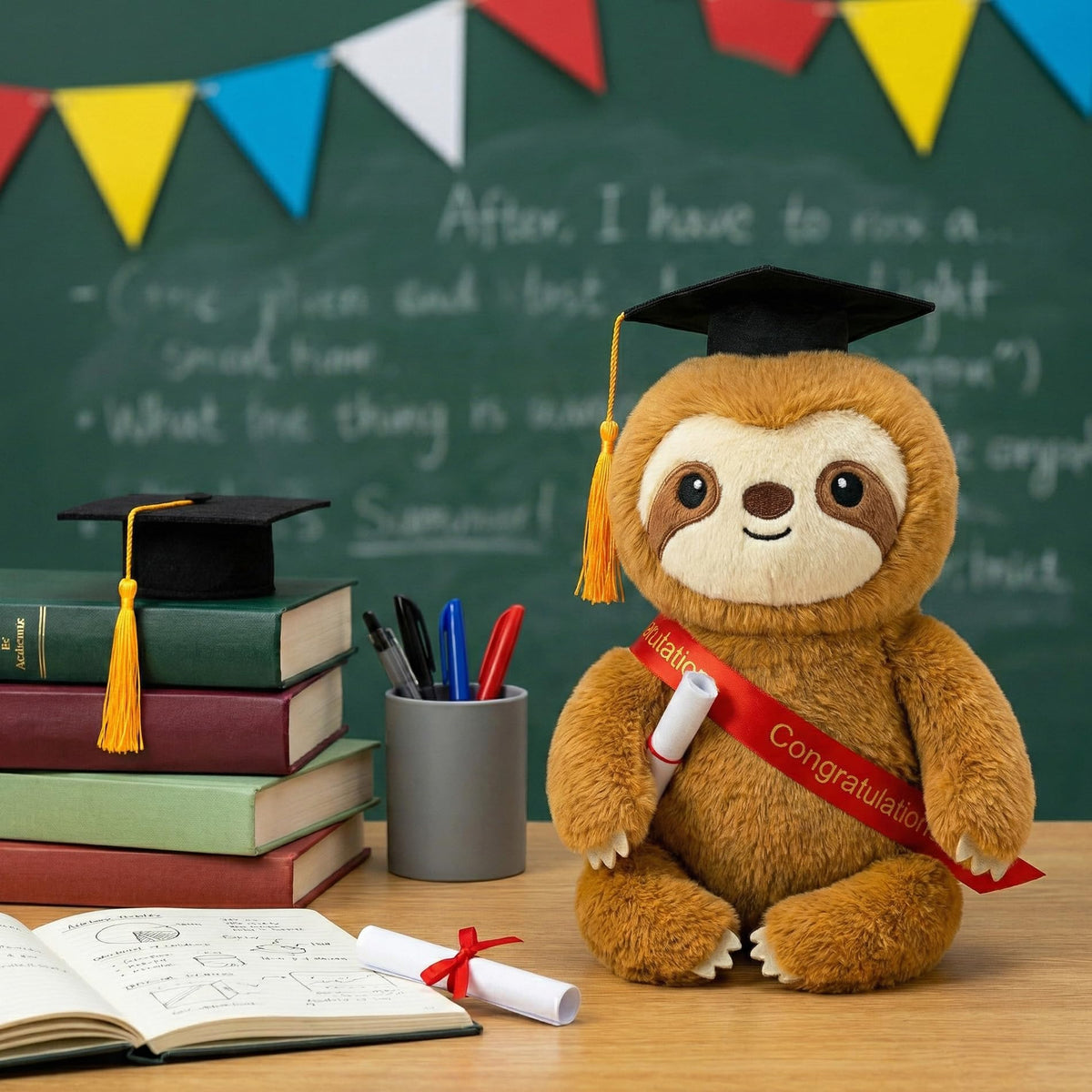 NIUBEHOHO ultra-soft sloth plush offers a cozy, comforting feel.