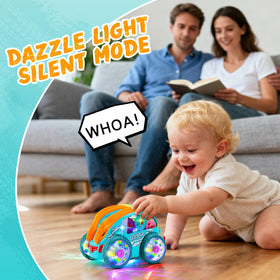 Niulife 360° spin car with music mode delights toddlers during play