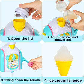 Niulife bubble machine bath toy for kids, ideal gift