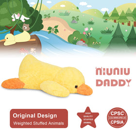 Niuniu Daddy 20 weighted duck decor scene in living room