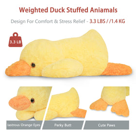Niuniu Daddy 20 weighted duck fur-detail close-up softness
