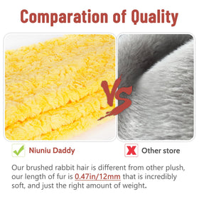 Niuniu Daddy 20 weighted duck with a person for scale