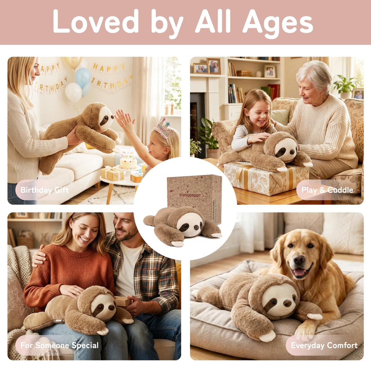 Niuniu Daddy animals collection packaging highlights gift-ready presentation.