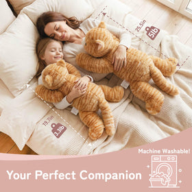 Niuniu Daddy large weighted lap pillow supports comfortable lounging.