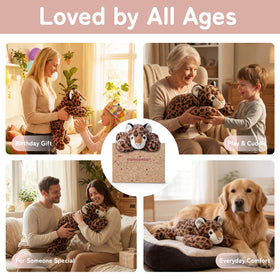 Machine washable Niuniu Daddy Leopard for easy cleaning