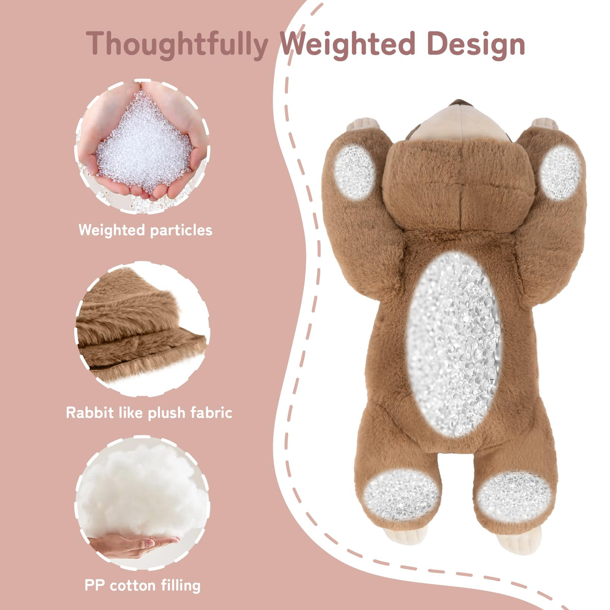 Niuniu Daddy plush machine washable in a laundry bag for easy care.