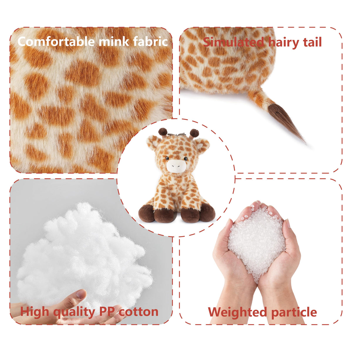 Niuniu Daddy safety eyes and non-toxic materials for kid-safe plush