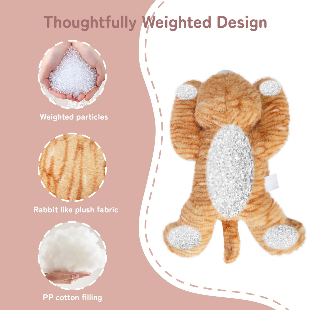 Niuniu Daddy soft texture enhances comforting tactile experience.