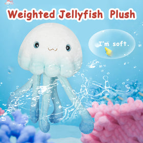 Niuniu Daddy weighted jellyfish body pillow ideal for sleep support.