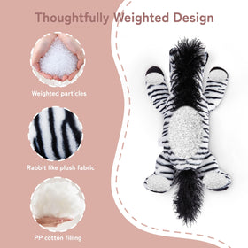 Niuniu Daddy zebra plush makes a thoughtful gift for loved ones.