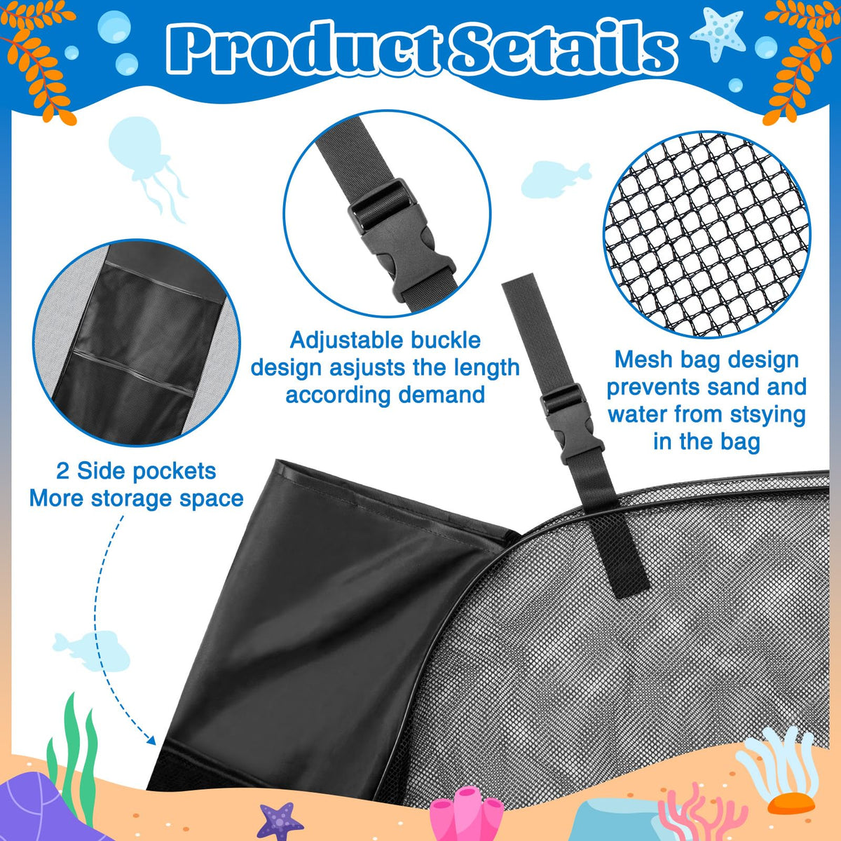 Niuyhe mesh material resists wear and sun exposure for longevity.