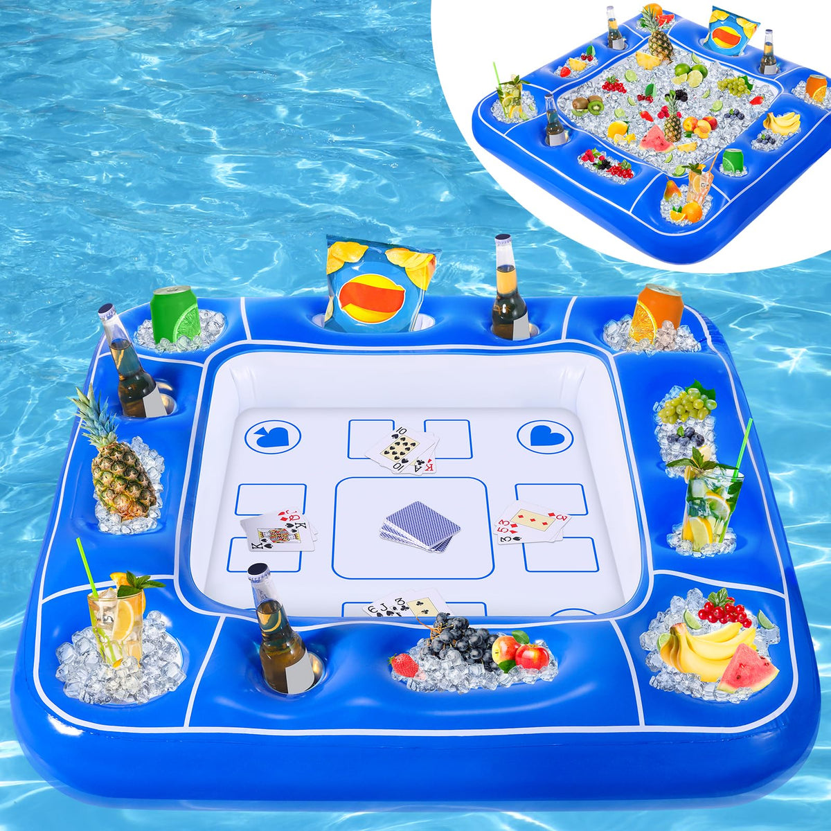 Niuyhe pool table setup shows a stable floating surface for four players in the pool.