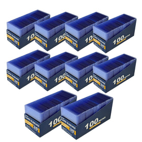 NIXITLO 1000 hard card sleeves package offering rigid non-PVC protection for collections.