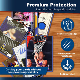 Collector friendly 55pt sleeve fits most standard cards and preserves integrity