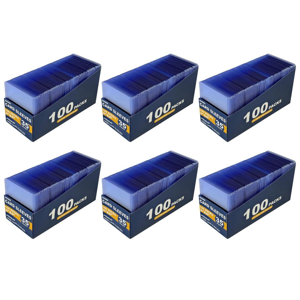 NIXITLO 600 hard card sleeve protecting baseball cards from bends and scratches.