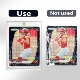 NIXITLO standard-size compatibility fits baseball, basketball, and trading cards.