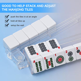 NIXRET ergonomic mahjong racks offer comfortable grip and smooth movement.