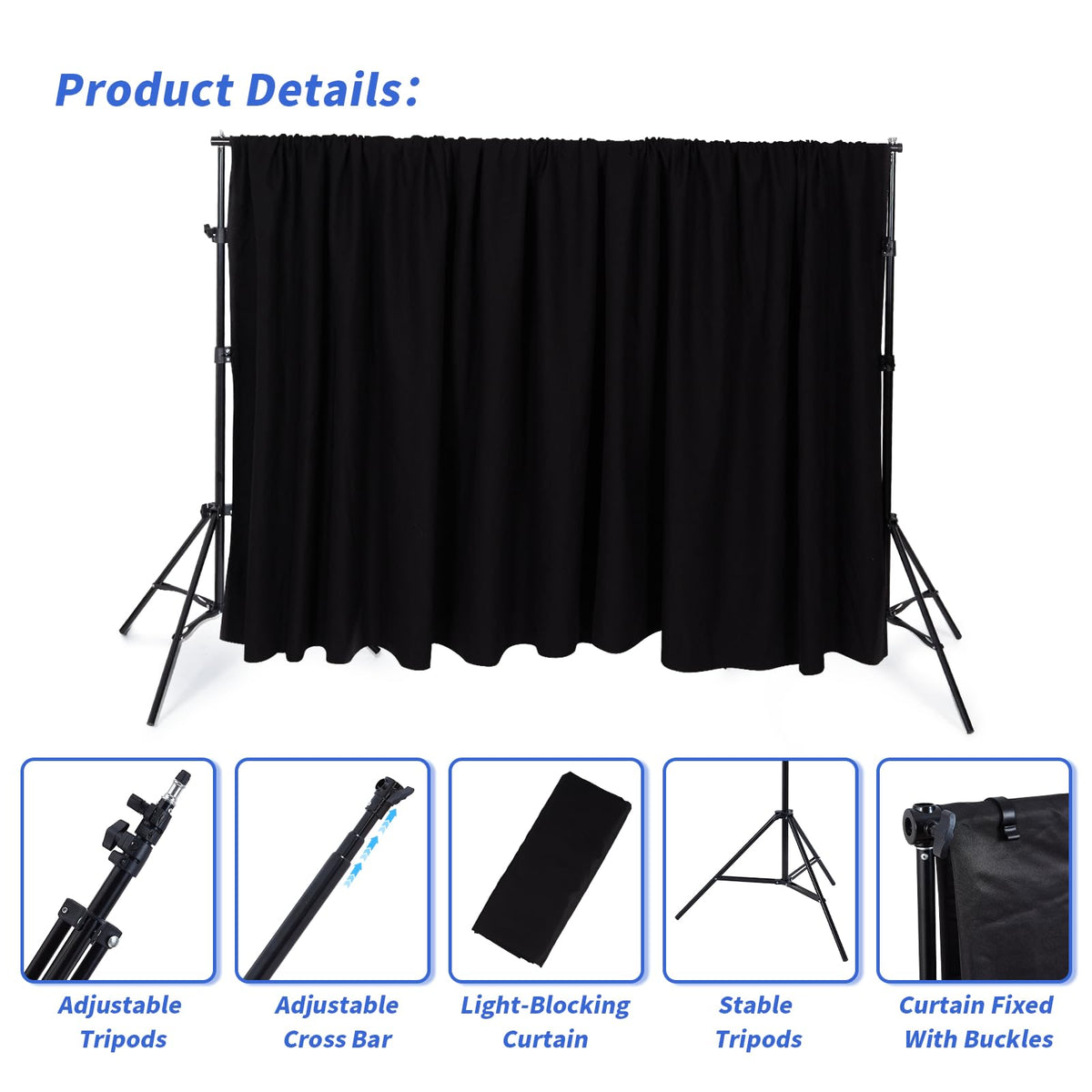 Niyanghome puppet stage assembly with no tools for quick setup.