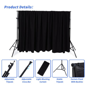 Niyanghome puppet stage assembly with no tools for quick setup.