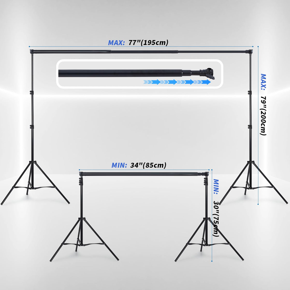 Niyanghome puppet stage lightweight frame for easy transport.
