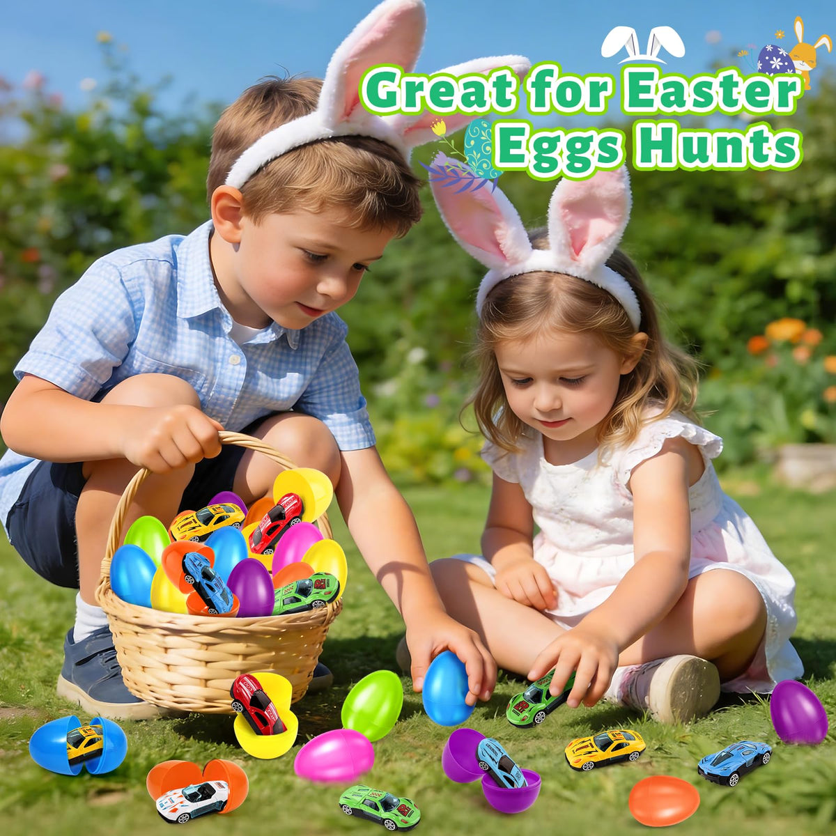 NizyDue six vibrant colors keep every egg reveal exciting.