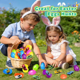 NizyDue six vibrant colors keep every egg reveal exciting.