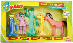 Goo, Minga, and Prickle figures add colorful characters for kids and collectors