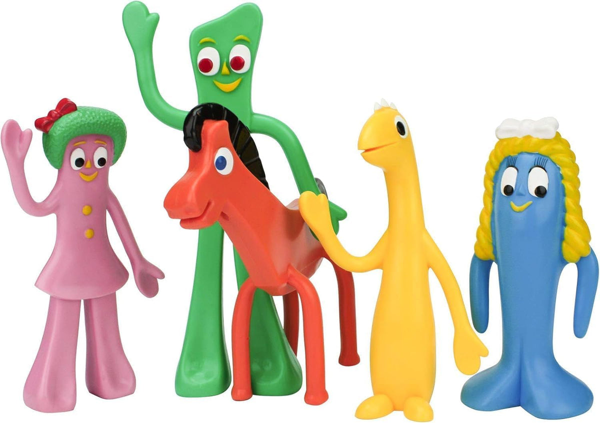 Gumby boxed set display highlighting a nostalgic collectible
