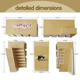 NJYW interchangeable ramp pieces for customizable layouts and endless skating setups.