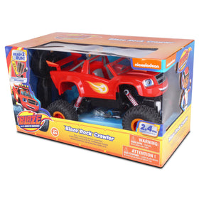 NKOK Blaze RC rock crawler in hand demonstrates portability