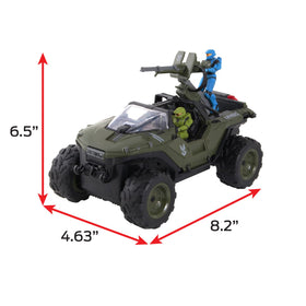NKOK Halo Infinite RC Spartan MKVII cadet turret mounted for immersive play.