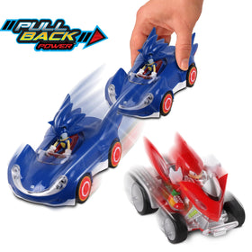 NKOK Knuckles pullback racer with detailed figure and durable tires for quick, battery-free play.