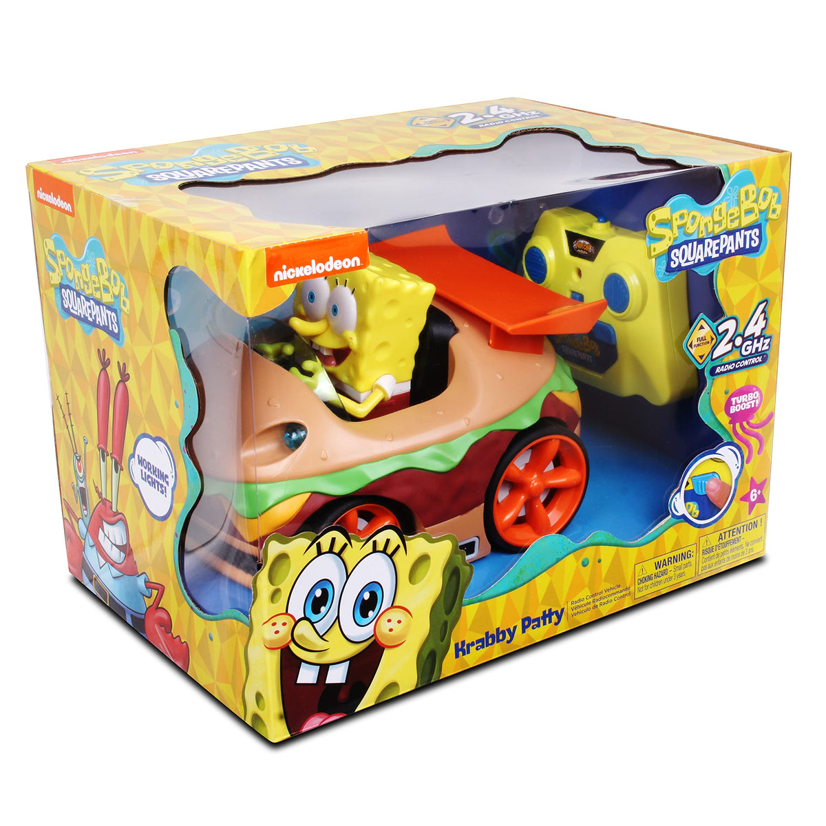 NKOK Krabby Patty RC car rubber tires offer reliable floor traction