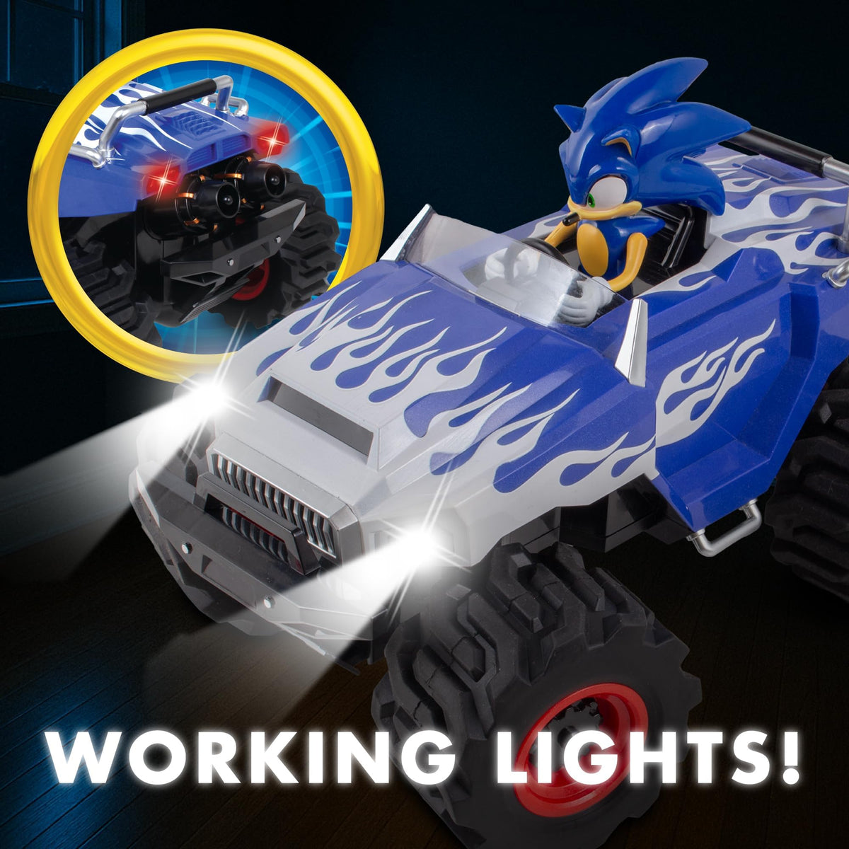 NKOK Sonic Racing CrossWorlds monster truck detailed figure matches game design