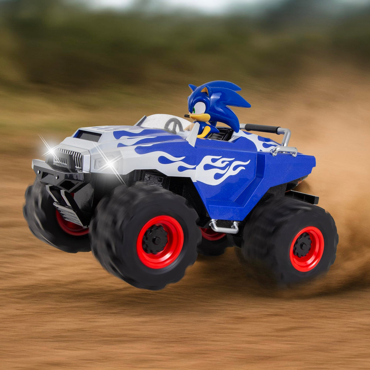 NKOK Sonic Racing CrossWorlds monster truck donut action highlights drifting possibilities