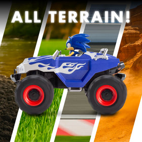 NKOK Sonic Racing CrossWorlds monster truck wheelie action boosts excitement and control