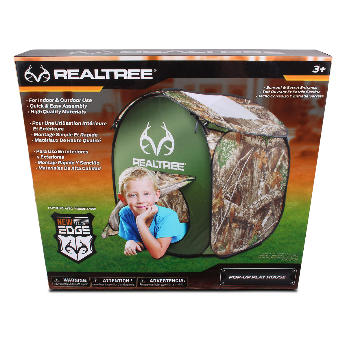 NKOK Realtree Edge fabric close-up highlighting fade-resistant pattern.