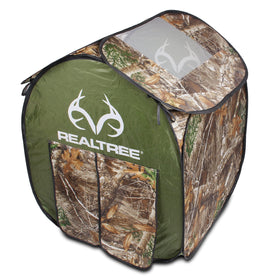 NKOK Realtree Pop Up Play House front view showing quick setup and inviting play space.