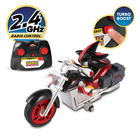 NKOK Shadow motorcycle side view highlights its compact design for easy control.