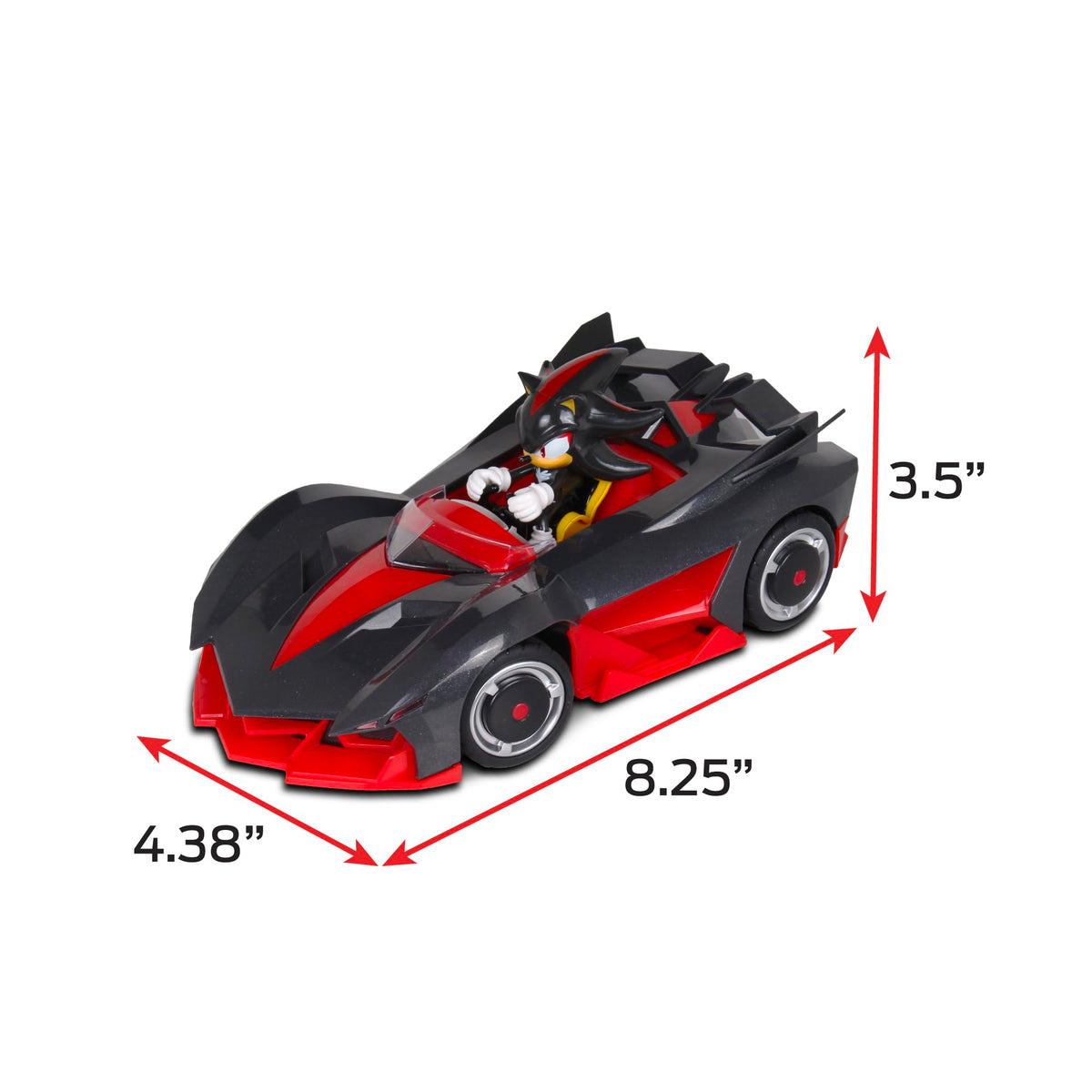 NKOK Shadow RC car side view shows detailed figure and authentic game-inspired design