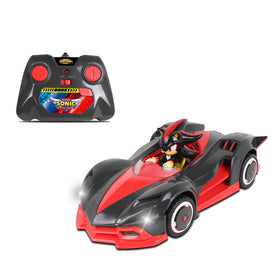 NKOK Shadow the Hedgehog RC car front view with turbo boost and lights