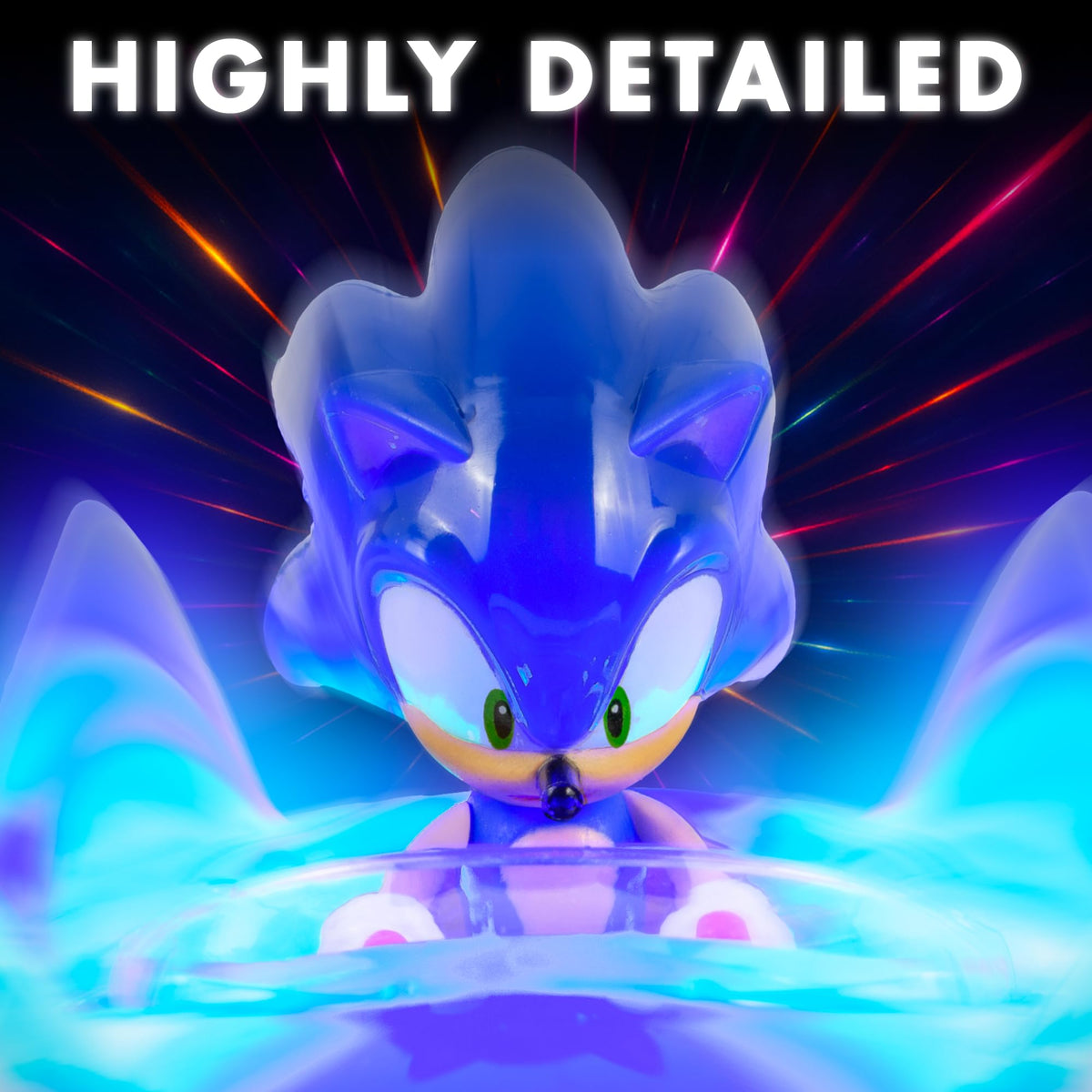 NKOK Sonic Glow Racer true-to-Sonic colors and detailed sculpting.