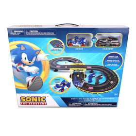 NKOK Sonic and Shadow cars with bright illuminated headlights for vivid play