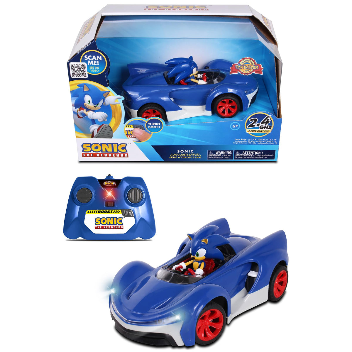 NKOK Team Sonic Racing 601 Sonic character detail enhances display and play